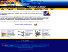 Tablet Screenshot of dicoat.com